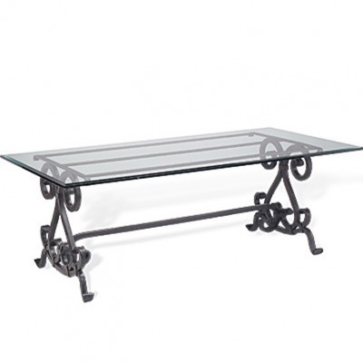 Фото Стол обеденный - стиль Флорида Дизайн - Для столовой - большие обеденные столы производства США - Art of casting - Wrought - Купить в Интернет-магазине