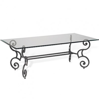 Фото Стол обеденный - стиль Флорида Дизайн - Для столовой - большие обеденные столы производства США - Art of casting - Wrought - Купить в Интернет-магазине