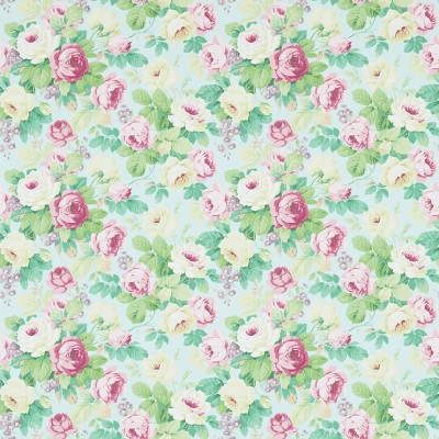 Фото Обои с рисунком - Цветы - стиль Английская классика - Голубы - Купить в Интернет-магазине