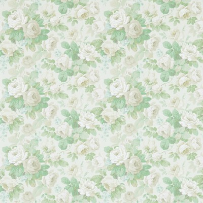 Фото Обои с рисунком - Цветы - стиль Английская классика - Белые - Купить в Интернет-магазине
