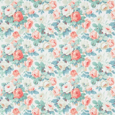 Фото Обои с рисунком - Цветы - стиль Английская классика - Белые - Купить в Интернет-магазине