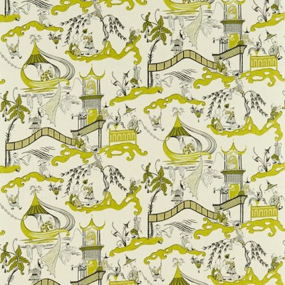 Фото Ткань портьерная с рисунком - Туаль - стиль Английский - Кремовая - Купить в Интернет-магазине