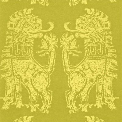 Фото Обои с рисунком - Орнамент - стиль Английская классика - Зеленые - Купить в Интернет-магазине