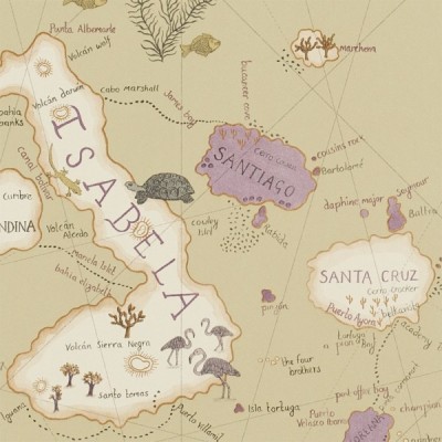 Фото Обои с рисунком - Крупный декор - стиль Английская классика - Бежевые - Купить в Интернет-магазине