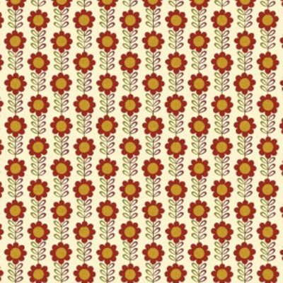 Фото Ткань портьерная с рисунком - Орнамент - стиль Английский - Кремовый - Купить в Интернет-магазине