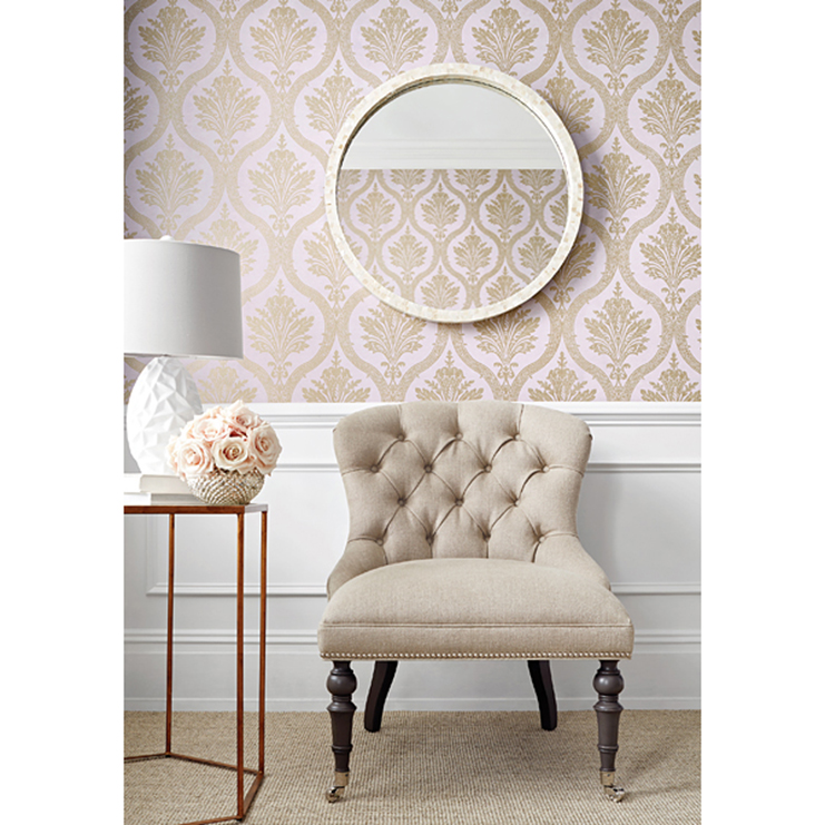 Фото Обои с рисунком - Орнамент - стиль Американский - Голубы - Купить в Интернет-магазине