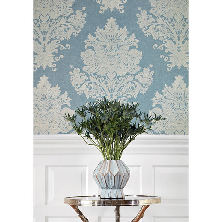 Фото Обои с рисунком - Дамаск - стиль Американский - Бежевые - Купить в Интернет-магазине Фото Обои с рисунком - Дамаск - стиль Американский - Бежевые - Купить в Интернет-магазине