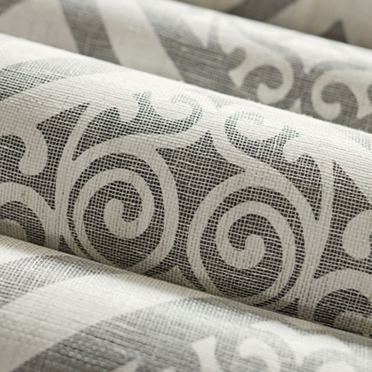 Фото Обои с рисунком - Орнамент - стиль Американский - Серые - Купить в Интернет-магазине