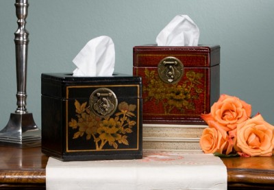 Фото Коробка для салфеток - стиль Классический - Кожаная - Купить в Интернет-магазине