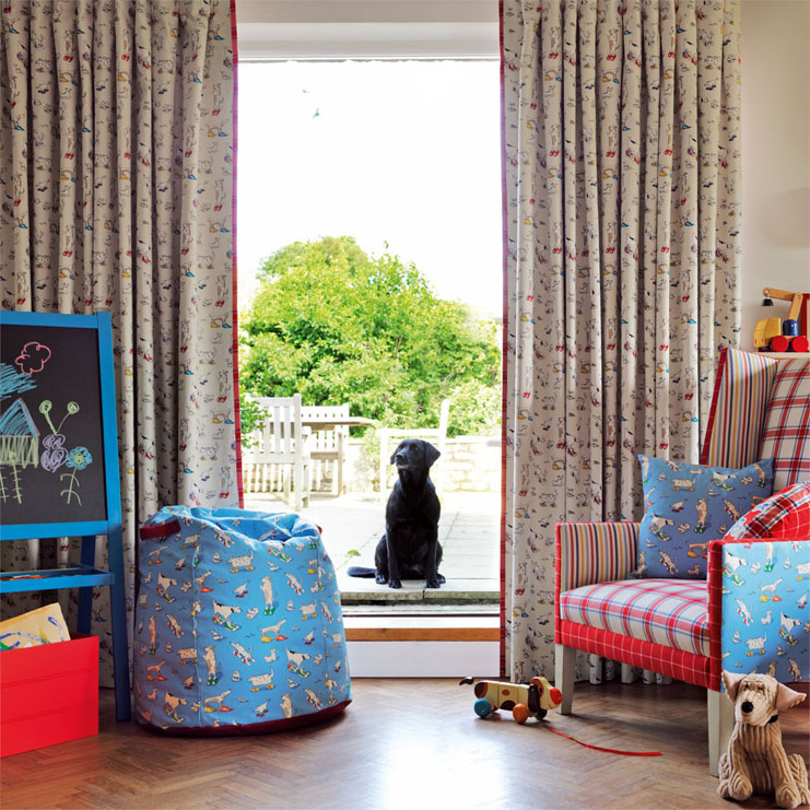 Фото Ткань портьерная с рисунком -  - стиль Английский - Купить в Интернет-магазине