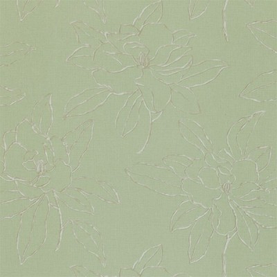 Фото Обои с рисунком - Цветы - стиль Английская классика - Зеленые - Купить в Интернет-магазине