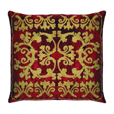 Фото Подушка декоративная - стиль Английский - Красная - Купить в Интернет-магазине