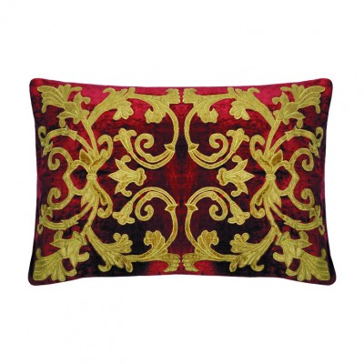 Фото Подушка декоративная - стиль Английский - Красная - Купить в Интернет-магазине
