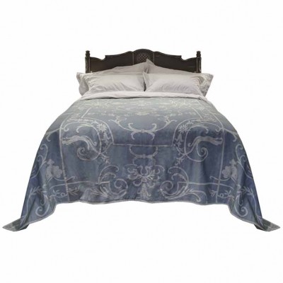 Фото Покрывало - стиль Английский - Голубое - Купить в Интернет-магазине