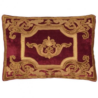 Фото Подушка декоративная - стиль Английский - Красная - В наличии - Купить в Интернет-магазине