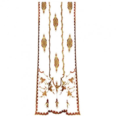 Фото Тюлевая панель - стиль Английский - Кремовая - Купить в Интернет-магазине