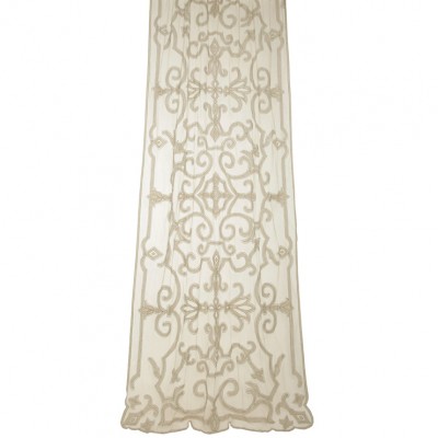 Фото Тюлевая панель - стиль Английский - Бежевая - Купить в Интернет-магазине