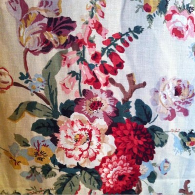Фото Ткань портьерная с рисунком - Цветы - стиль Английский - Купить в Интернет-магазине