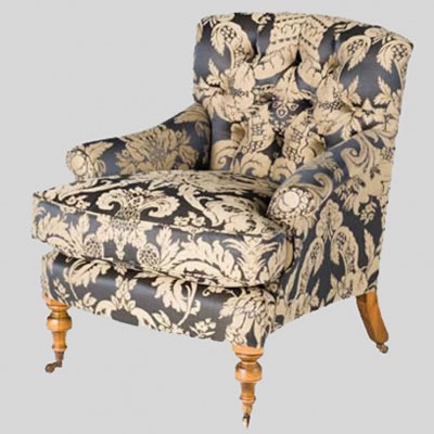 Фото Кресло обитое - стиль Викторианский - Для спальни - удобное кресло производства США - Beaumont & Fletcher - Francie