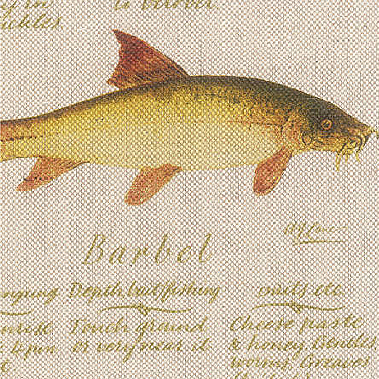 Фото Ткань портьерная с рисунком - Крупный декор - стиль Английский - Кремовый - Купить в Интернет-магазине