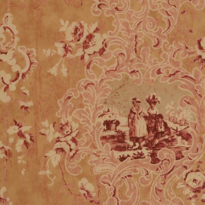 Фото Ткань портьерная с рисунком - Туаль - стиль Английский - Золотой - Купить в Интернет-магазине