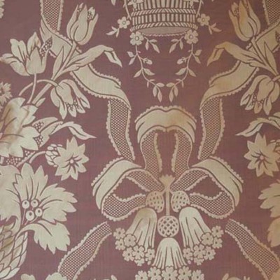 Фото Ткань портьерная с рисунком - Дамаск - стиль Английский - Фиолетовый - Купить в Интернет-магазине