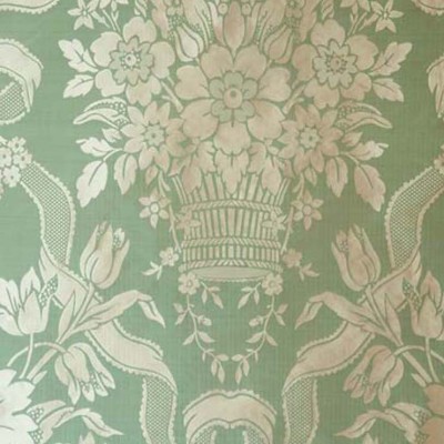 Фото Ткань портьерная с рисунком - Дамаск - стиль Английский - Бирюзовый - Купить в Интернет-магазине