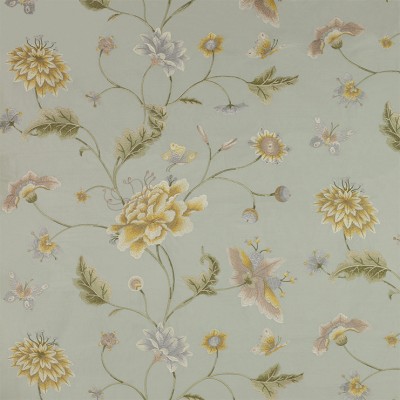 Фото Ткань портьерная с рисунком - Цветы - стиль Английский - Купить в Интернет-магазине