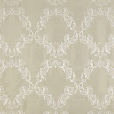 Фото Ткань портьерная с рисунком - Дамаск - стиль Английский - Кремовый - Купить в Интернет-магазине