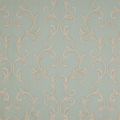 Фото Ткань портьерная с рисунком - Завиток - стиль Английский - Голуба - Купить в Интернет-магазине