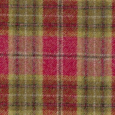 Фото Ткань портьерная с рисунком - Клетка - стиль Английский - Розовая - Купить в Интернет-магазине