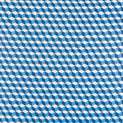 Фото Ткань портьерная с рисунком - Орнамент - стиль Английский - Синий - Купить в Интернет-магазине