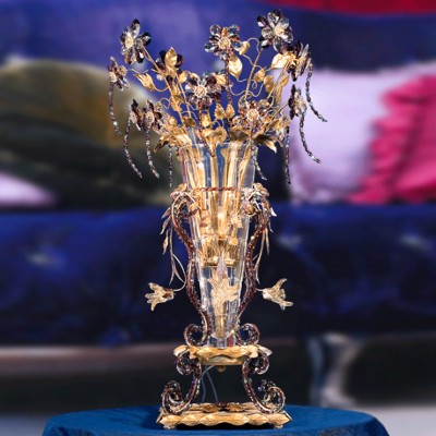 Фото Настольная лампа - стиль Европейская классика - Хрустальная - Купить в Интернет-магазине