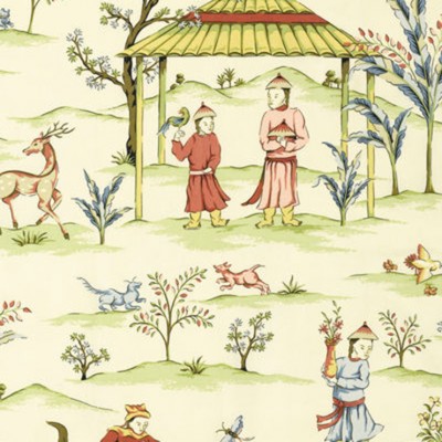 Фото Обои с рисунком - Туаль - стиль Американский - Кремовые - Купить в Интернет-магазине