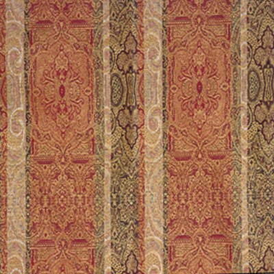 Фото Ткань портьерная с рисунком - Орнамент - стиль Английский - Красный - Купить в Интернет-магазине