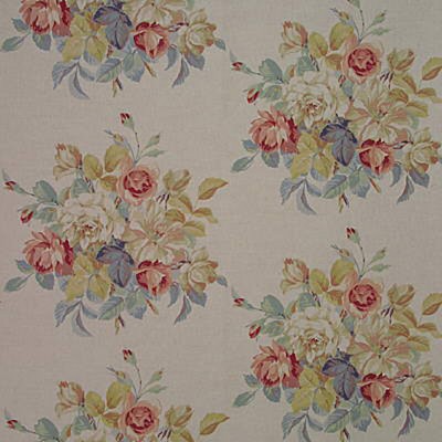 Фото Ткань портьерная с рисунком - Цветы - стиль Английский - Купить в Интернет-магазине