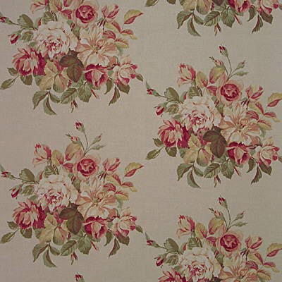 Фото Ткань портьерная с рисунком - Цветы - стиль Английский - Купить в Интернет-магазине