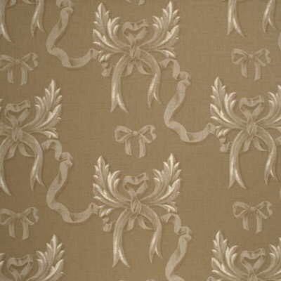 Фото Ткань портьерная с рисунком - Завиток - стиль Английский - Коричневый - Купить в Интернет-магазине