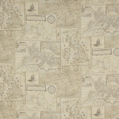 Фото Ткань портьерная с рисунком - Абстракция - стиль Английский - Бежевая - Купить в Интернет-магазине