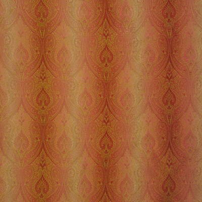 Фото Ткань портьерная с рисунком - Орнамент - стиль Английский - Красный - Купить в Интернет-магазине