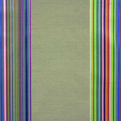 Фото Ткань портьерная с рисунком - Полоски - стиль Английский - Зеленые - Купить в Интернет-магазине