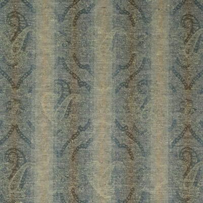 Фото Ткань портьерная с рисунком - Орнамент - стиль Английский - Синий - Купить в Интернет-магазине