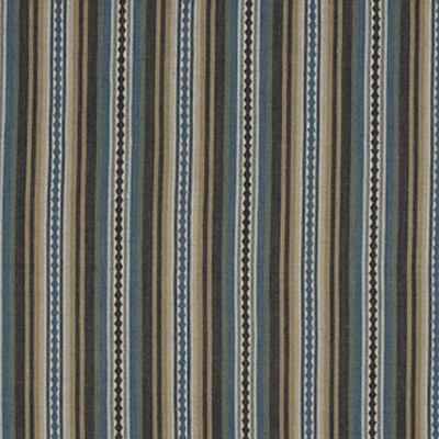 Фото Ткань портьерная с рисунком - Полоски - стиль Английский - Синие - Купить в Интернет-магазине