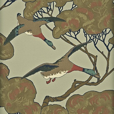 Фото Обои с рисунком - Крупный декор - стиль Английская классика - Серые - Купить в Интернет-магазине