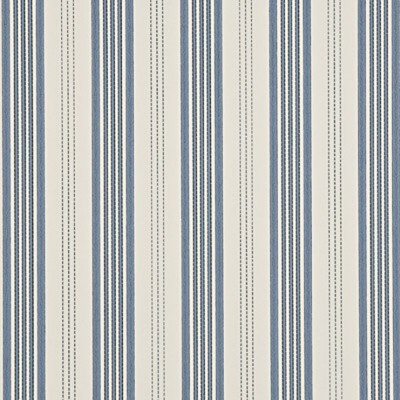Фото Обои с рисунком - Полоски - стиль Английская классика - Синие - Купить в Интернет-магазине