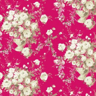 Фото Ткань портьерная с рисунком - Цветы - стиль Английский - Купить в Интернет-магазине