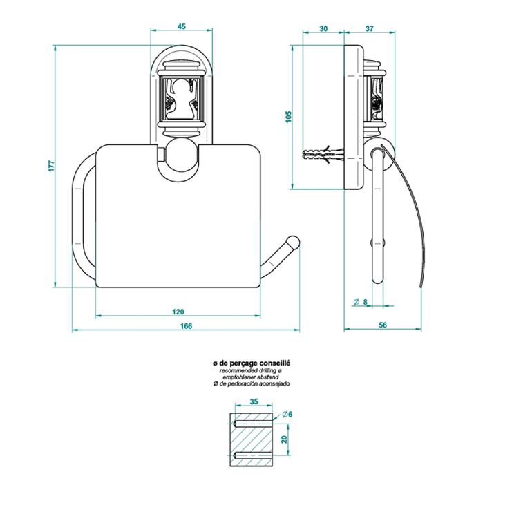 Фото Держатель для туалетной бумаги - стиль Европейский - Купить в Интернет-магазине Фото Держатель для туалетной бумаги - стиль Европейский - Купить в Интернет-магазине