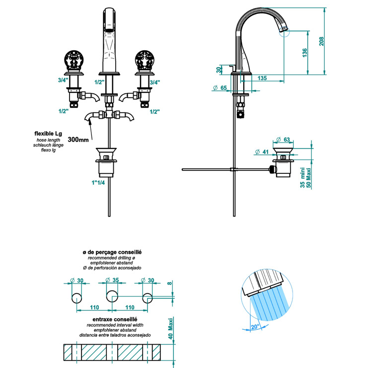 Фото Смеситель для раковины - стиль Европейский - Купить в Интернет-магазине Фото Смеситель для раковины - стиль Европейский - Купить в Интернет-магазине