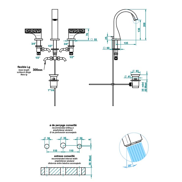Фото Смеситель для раковины - стиль Европейский - Купить в Интернет-магазине Фото Смеситель для раковины - стиль Европейский - Купить в Интернет-магазине