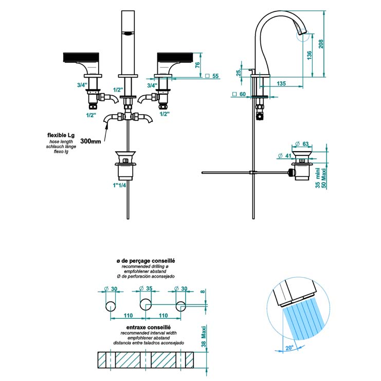 Фото Смеситель для раковины - стиль Европейский - Купить в Интернет-магазине Фото Смеситель для раковины - стиль Европейский - Купить в Интернет-магазине